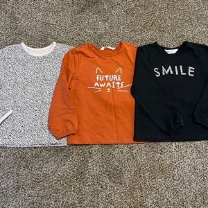 H&M sweatshirts toddler girl size 5T